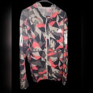 Unisex Adidas Own the Run Running Jacket/Windbreaker.  SIZE XL with Reflectives